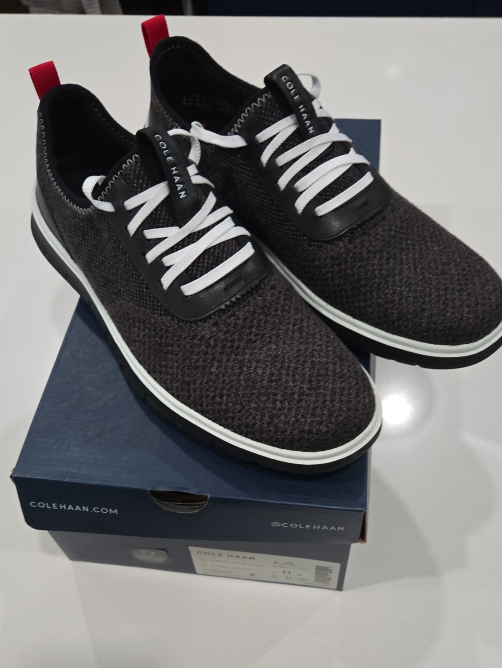 Cole Haan Men's Grey/Black Sneaker - Generation ZG